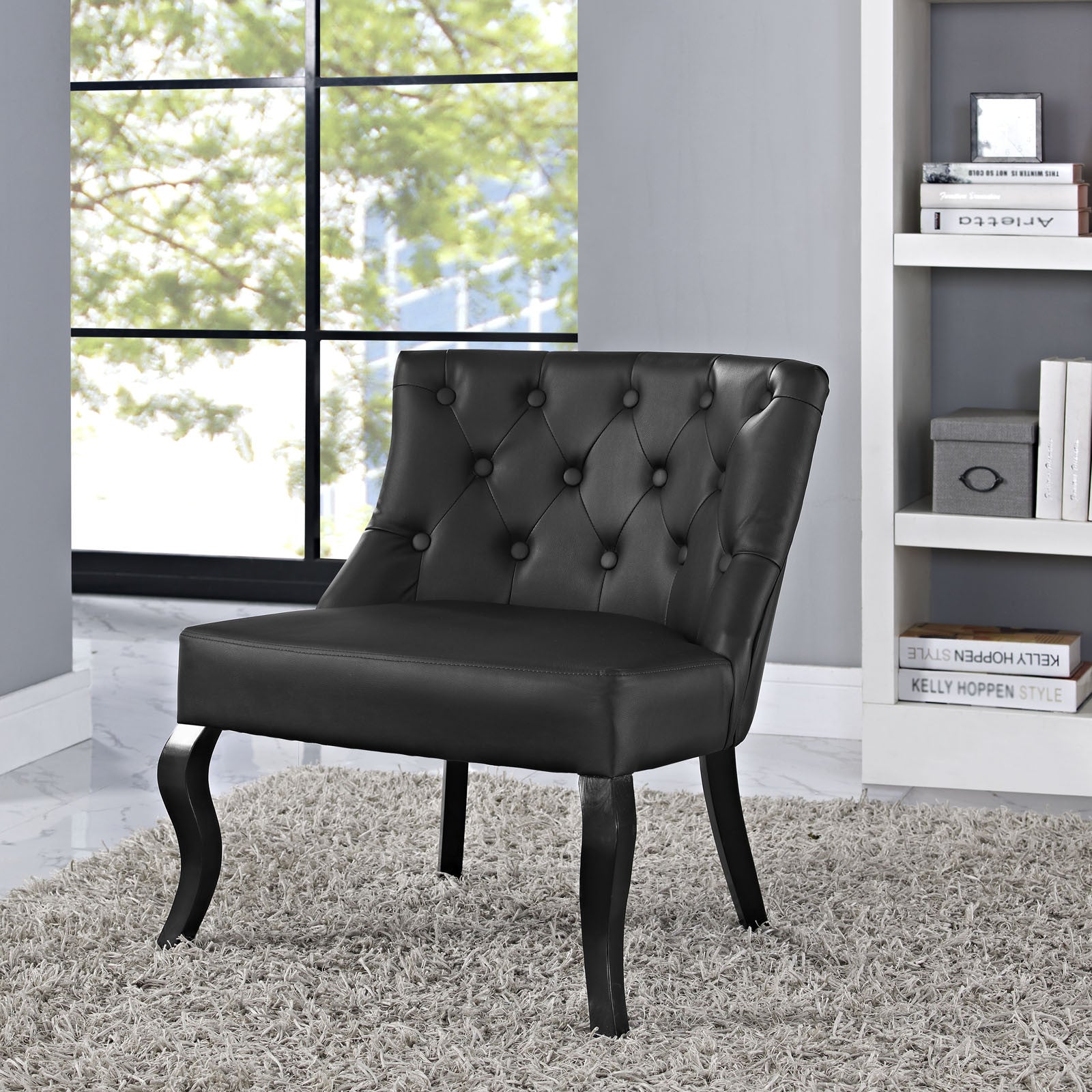 Modway Furniture Royal Armless Vinyl Sofa EEI-1404-Minimal & Modern
