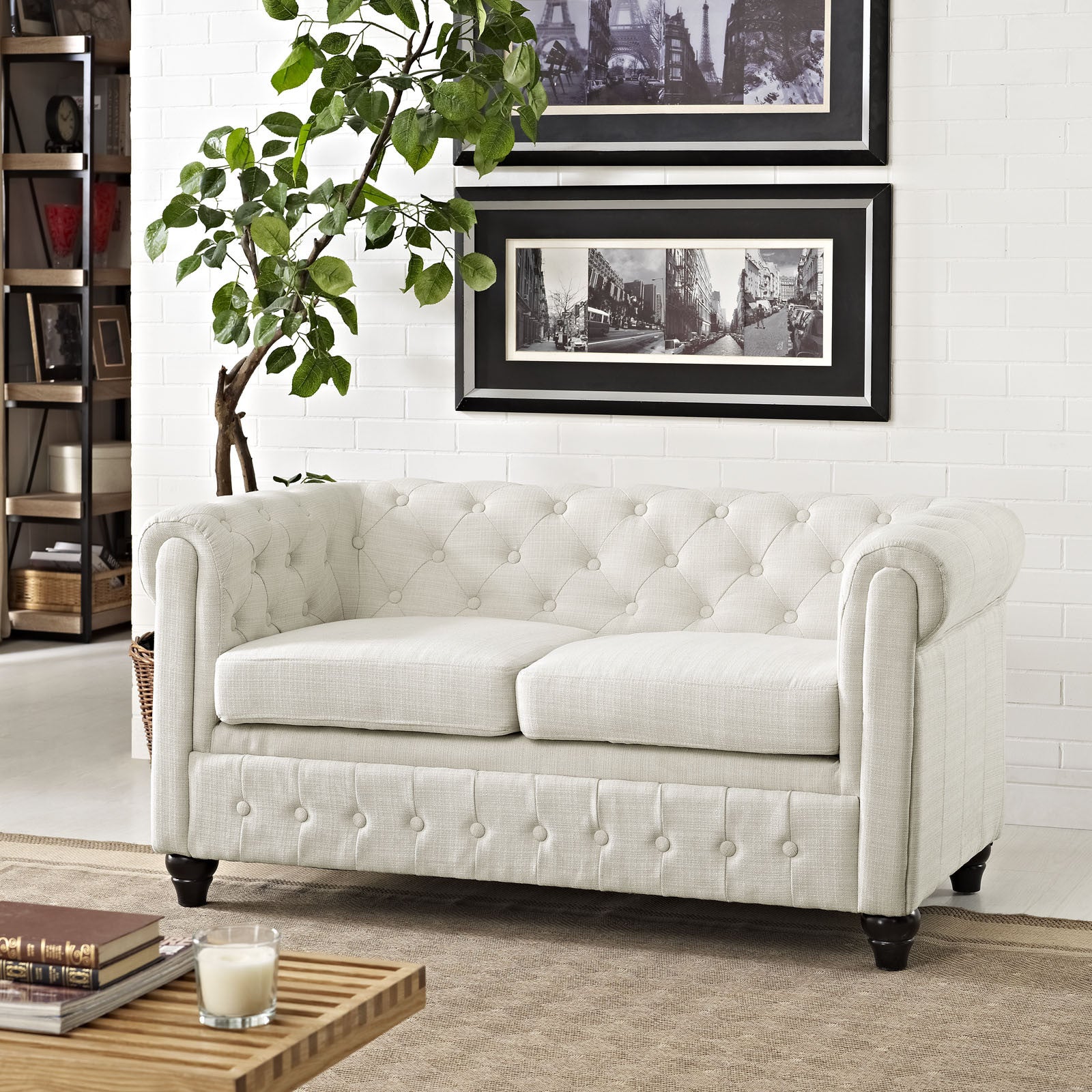Modway Furniture Earl Fabric Loveseat EEI-1412-Minimal & Modern