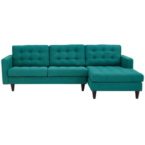 Modway Furniture Modern Empress Right-Facing Upholstered Sectional Sofa - EEI-1416-Minimal & Modern