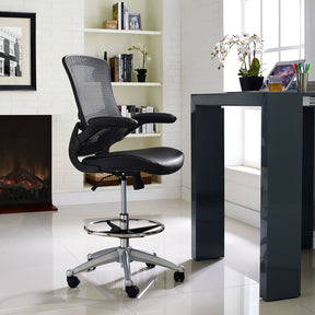 Modway Modern Attainment Vinyl Adjustable Computer Office Chair EEI-1422-Minimal & Modern