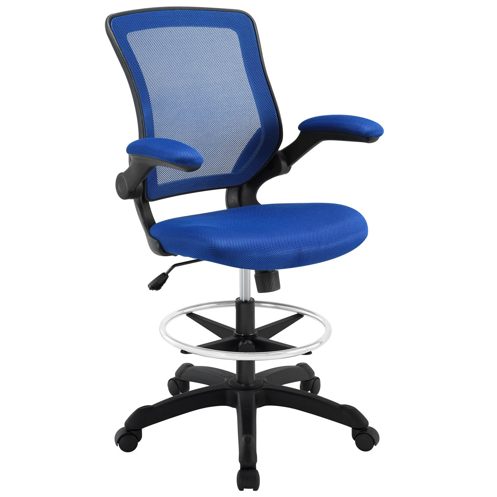 Modway Modern Veer Drafting Stool Adjustable Computer Office Chair EEI-1423-Minimal & Modern