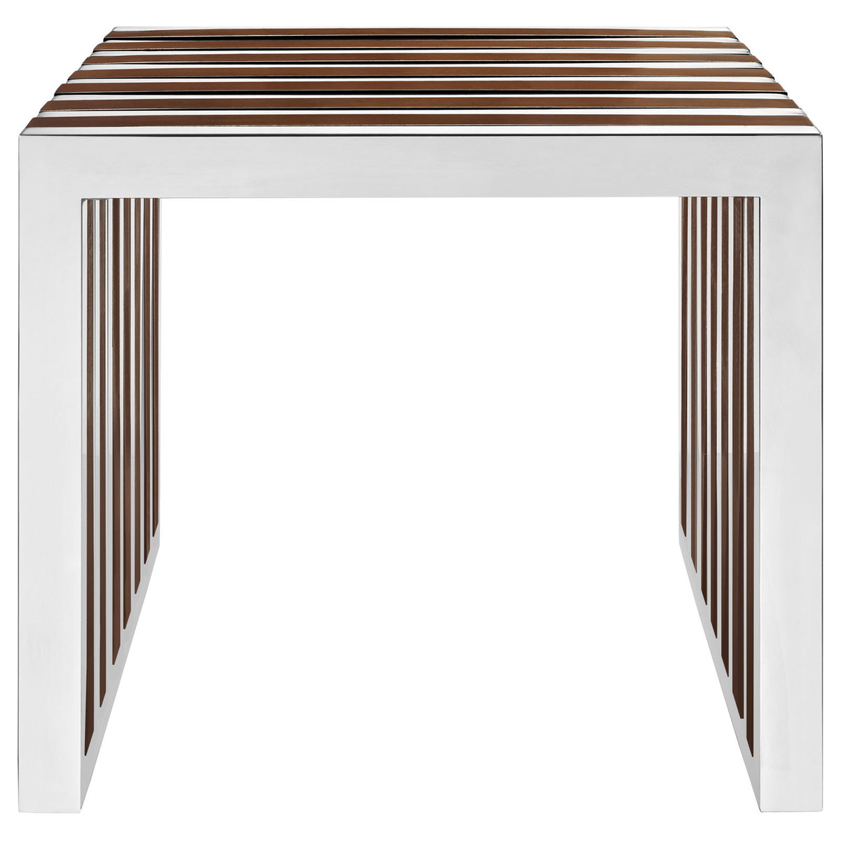 Modway Furniture Gridiron Small Wood Inlay Bench EEI-1429-Minimal & Modern