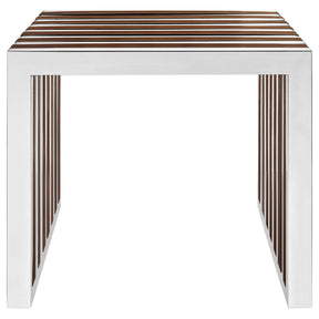 Modway Furniture Modern Gridiron Small Wood Inlay Bench - EEI-1429