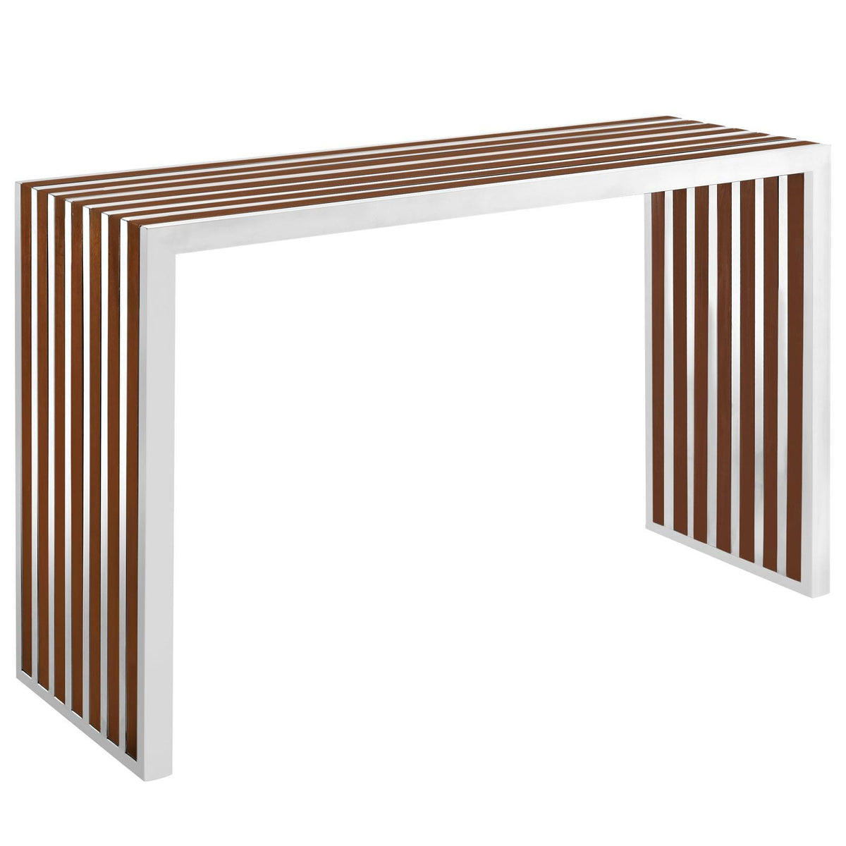 Modway Furniture Modern Gridiron Wood Inlay Console Table - EEI-1431