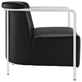 Modway Furniture Modern EBB Vinyl Lounge Chair EEI-1434-Minimal & Modern