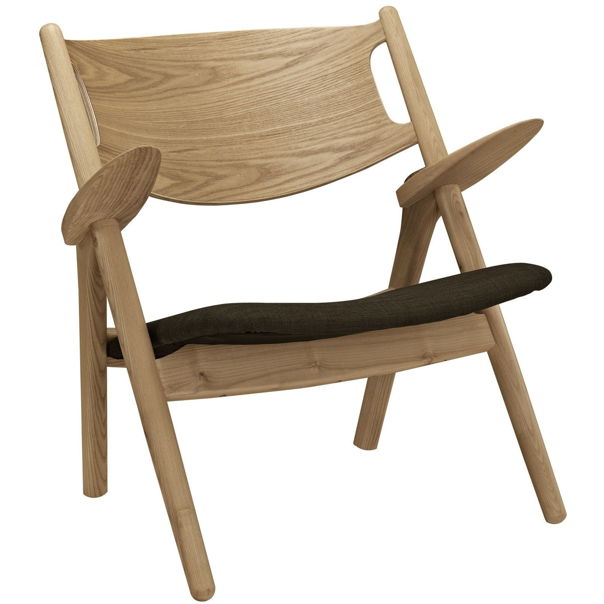 Modway Furniture Modern Concise Lounge Chair EEI-1445-NAT-BRN-Minimal & Modern