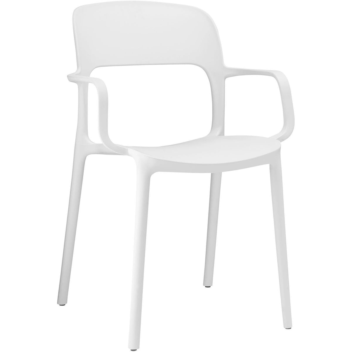 Modway Furniture Hop Modern White Dining Armchair EEI-1457-Minimal & Modern