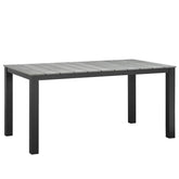 Modway Furniture Modern Maine 63" Outdoor Patio Dining Table - EEI-1508