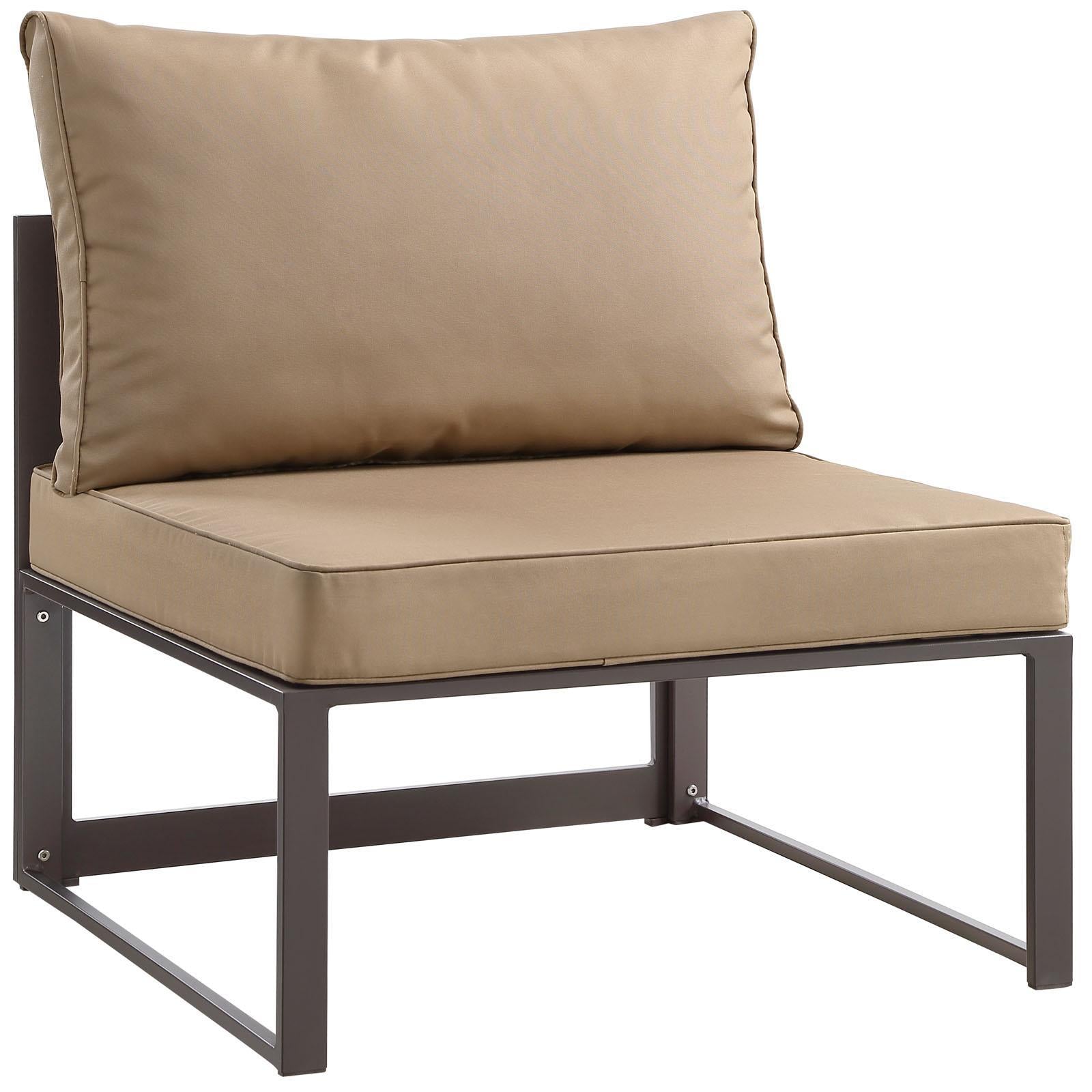 Modway Furniture Modern Fortuna Armless Outdoor Patio Chair - EEI-1520
