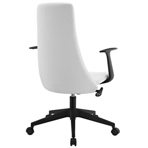 Modway Modern Fount Mid Back Adjustable Computer Office Chair EEI-1524-Minimal & Modern
