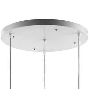 Modway Furniture Modern Morph Aluminum Ceiling Fixture in White EEI-1552-WHI-Minimal & Modern