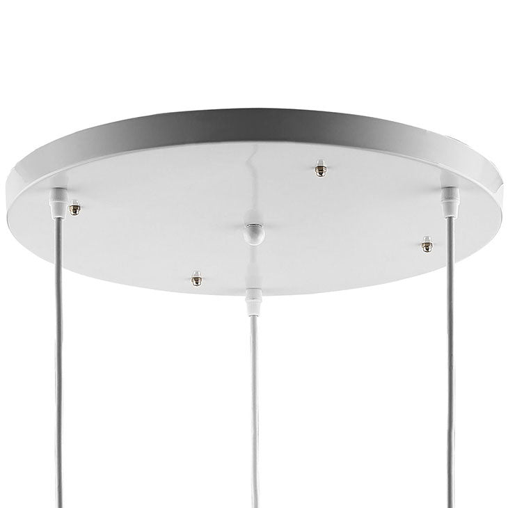 Modway Furniture Modern Morph Aluminum Ceiling Fixture in White EEI-1552-WHI-Minimal & Modern