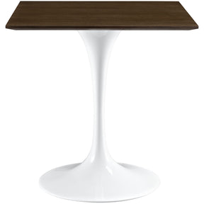 Modway Furniture Lippa 28" Wood Walnut Side Table EEI-1641-WAL-Minimal & Modern