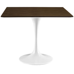 Modway Furniture Lippa 36" Modern Walnut Dining Table EEI-1642-WAL-Minimal & Modern