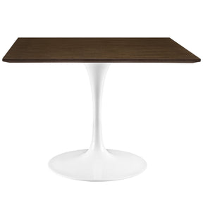Modway Furniture Lippa 40" Modern Walnut Dining Table EEI-1643-WAL-Minimal & Modern