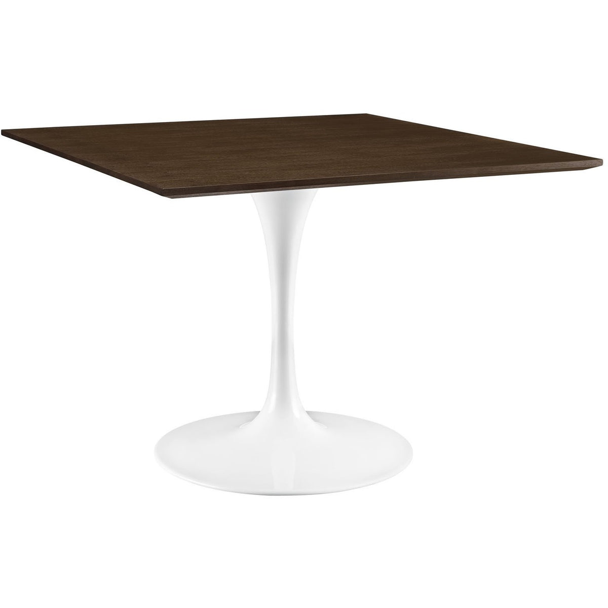 Modway Furniture Lippa 40" Modern Walnut Dining Table EEI-1643-WAL-Minimal & Modern