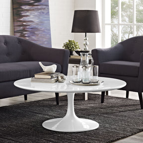 Modway Furniture Lippa 40" White Coffee Table EEI-1647-WHI-Minimal & Modern