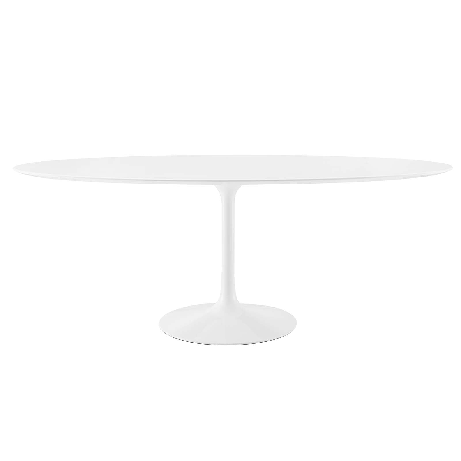 Modway Furniture Modern Lippa 78" Oval Wood Top Dining Table - EEI-1657