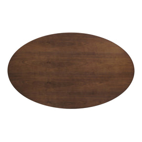 Modway Furniture Modern Lippa 78" Oval Wood Dining Table - EEI-1661