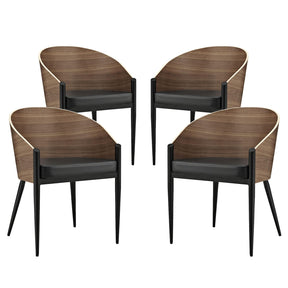 Modway Furniture Modern Cooper Dining Chairs Set of 4 - EEI-1683