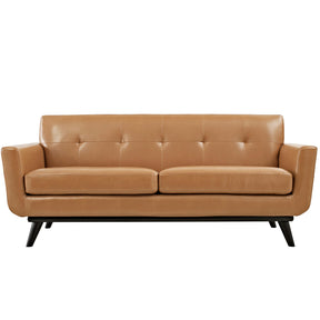 Modway Furniture Modern Engage 3 Piece Leather Living Room Set - EEI-1764-Minimal & Modern