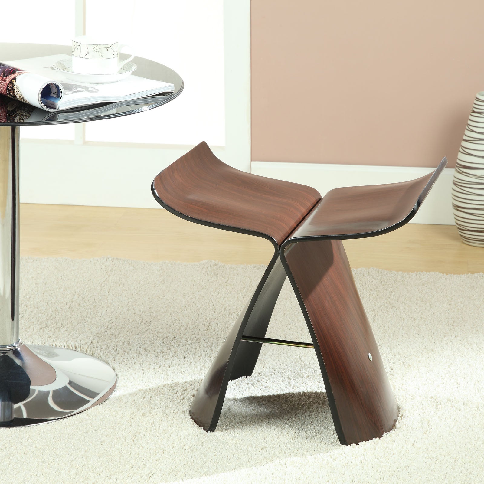 Modway Furniture Y Stool EEI-178-WEN-Minimal & Modern