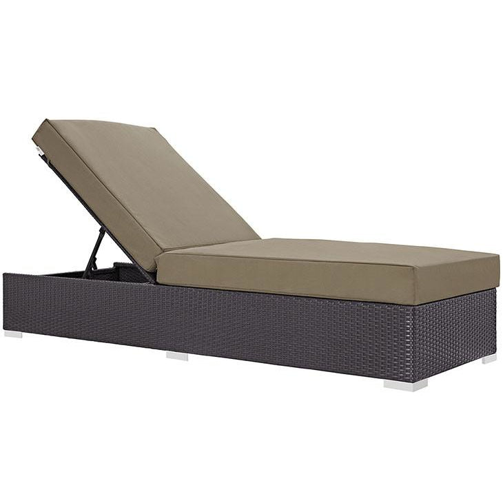 Modway Furniture Modern Convene Outdoor Patio Chaise Lounge EEI-1846-Minimal & Modern