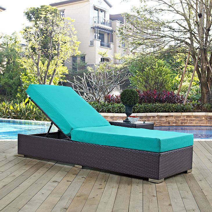 Modway Furniture Modern Convene Outdoor Patio Chaise Lounge EEI-1846-Minimal & Modern