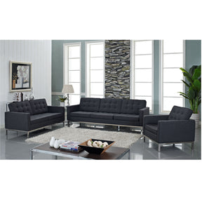 Modway Furniture Loft Wool Loveseat EEI-186-Minimal & Modern