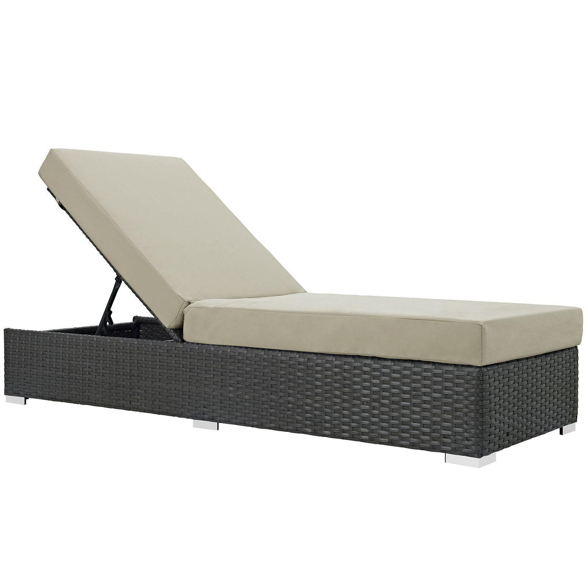 Modway Furniture Modern Sojourn Outdoor Patio Sunbrella® Chaise Lounge - EEI-1862