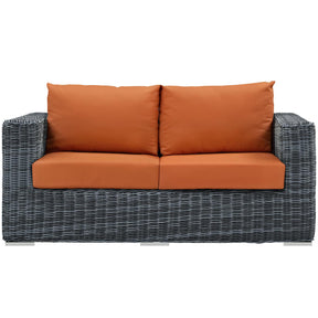 Modway Furniture Modern Summon Outdoor Patio Sunbrella® Loveseat - EEI-1865