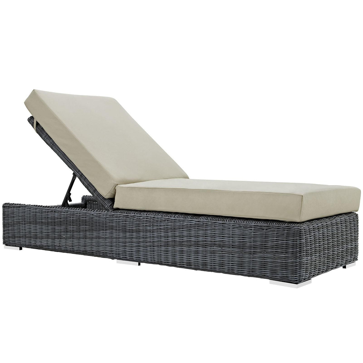 Modway Furniture Modern Summon Outdoor Patio Sunbrella® Chaise Lounge - EEI-1876