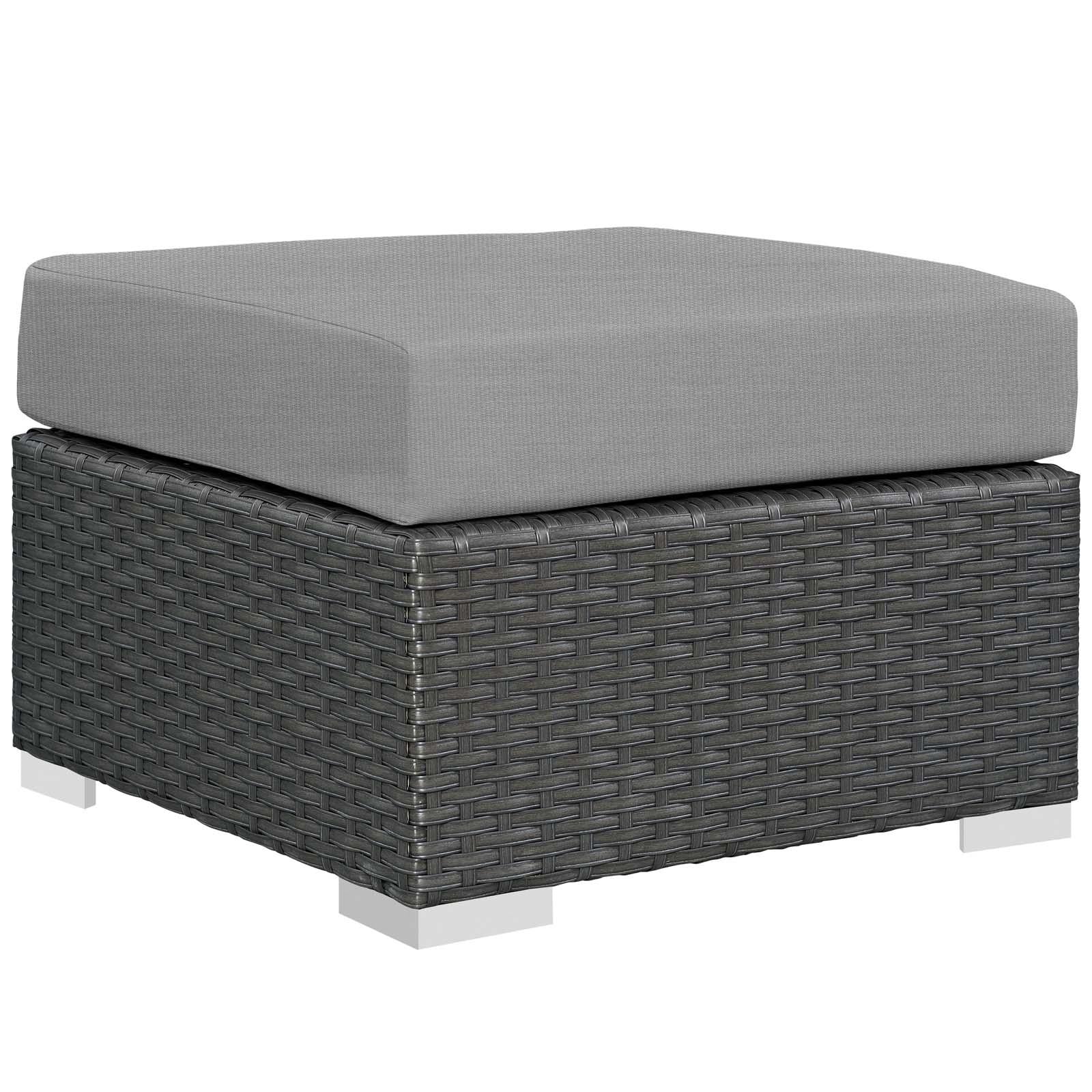 Modway Furniture Modern Sojourn 3 Piece Outdoor Patio Sunbrella® Sectional Set - EEI-1889