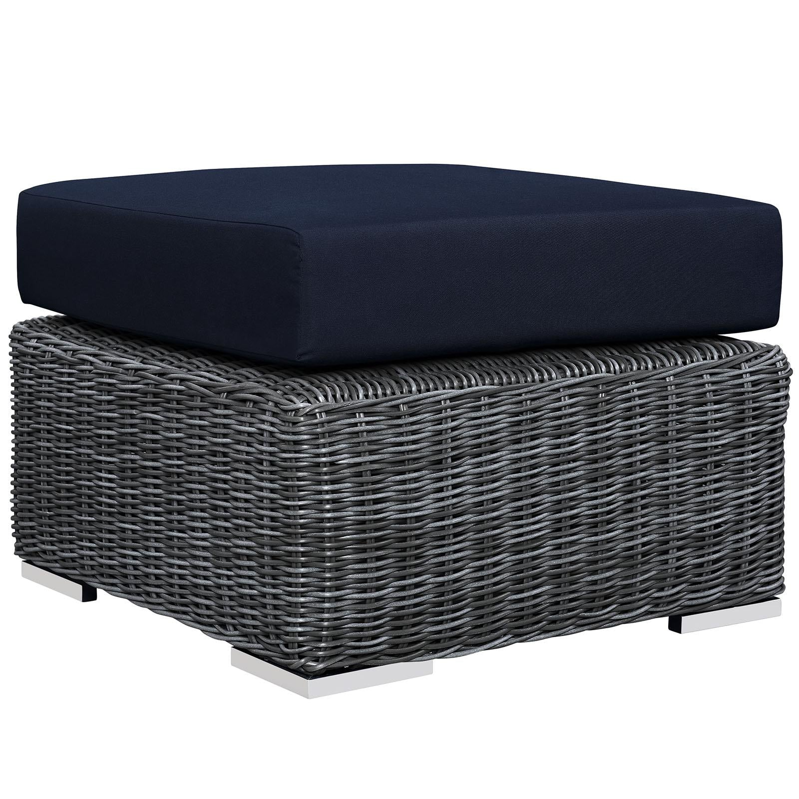 Modway Furniture Modern Summon 8 Piece Outdoor Patio Sunbrella® Sectional Set - EEI-1894