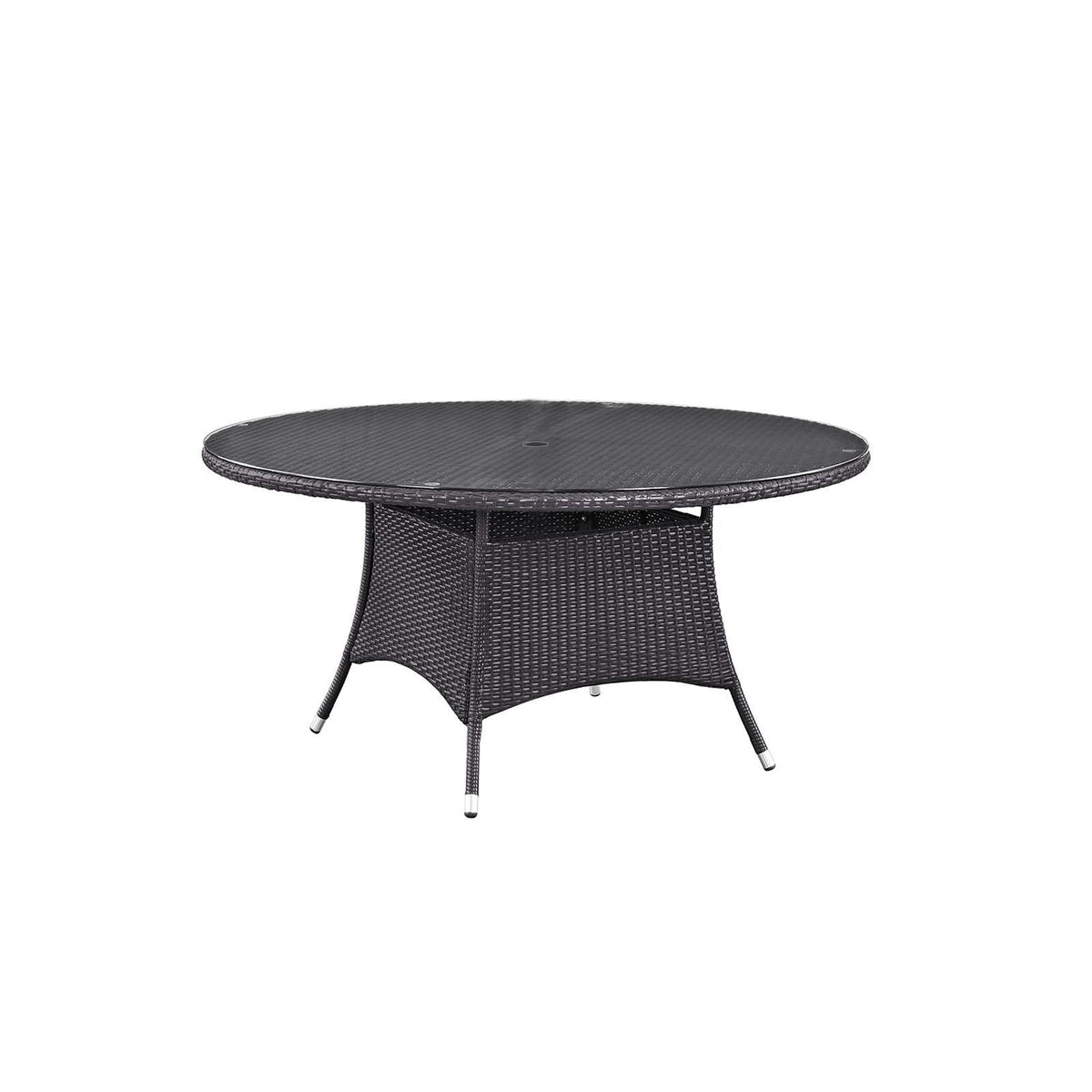 Modway Furniture Modern Convene 59" Round Outdoor Patio Dining Table - EEI-1918