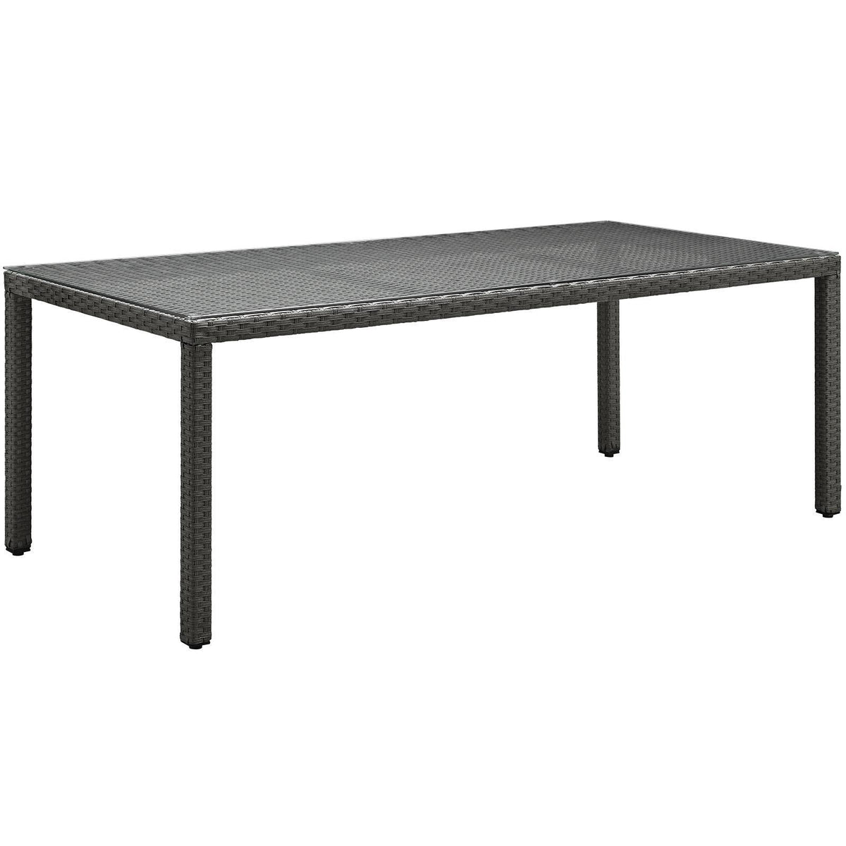 Modway Furniture Modern Sojourn 82" Outdoor Patio Dining Table - EEI-1931