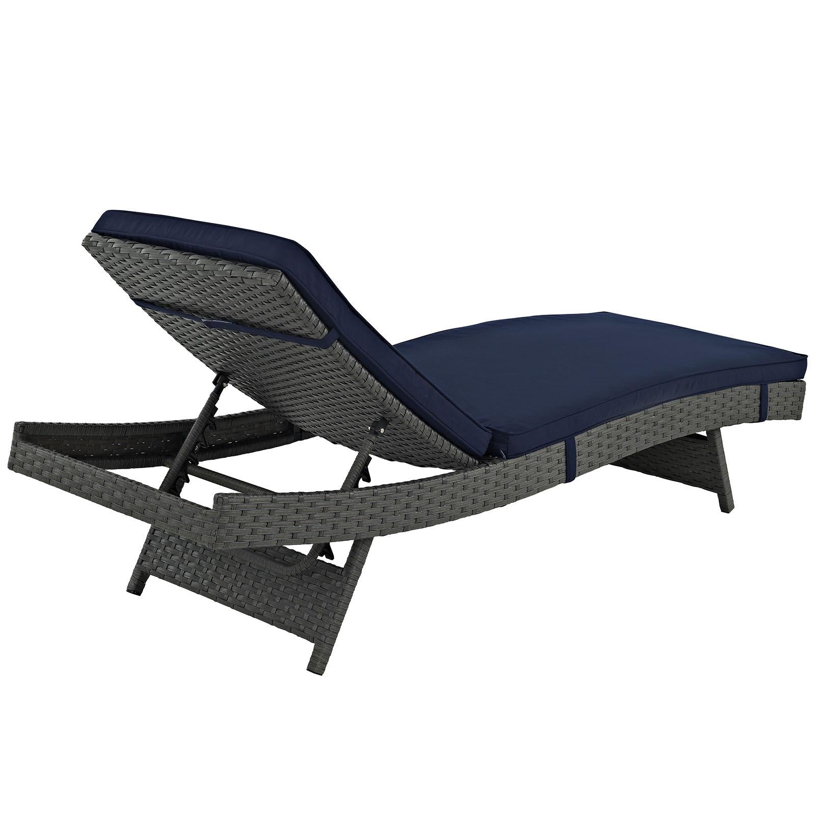 Modway Furniture Modern Sojourn Outdoor Patio Sunbrella® Chaise - EEI-1985