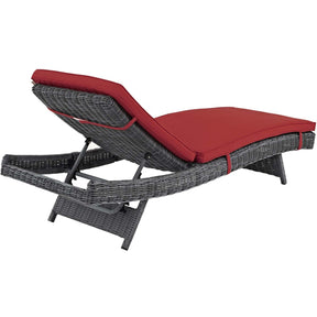 Modway Furniture Modern Summon Outdoor Patio Chaise in Sunbrella EEI-1996-Minimal & Modern