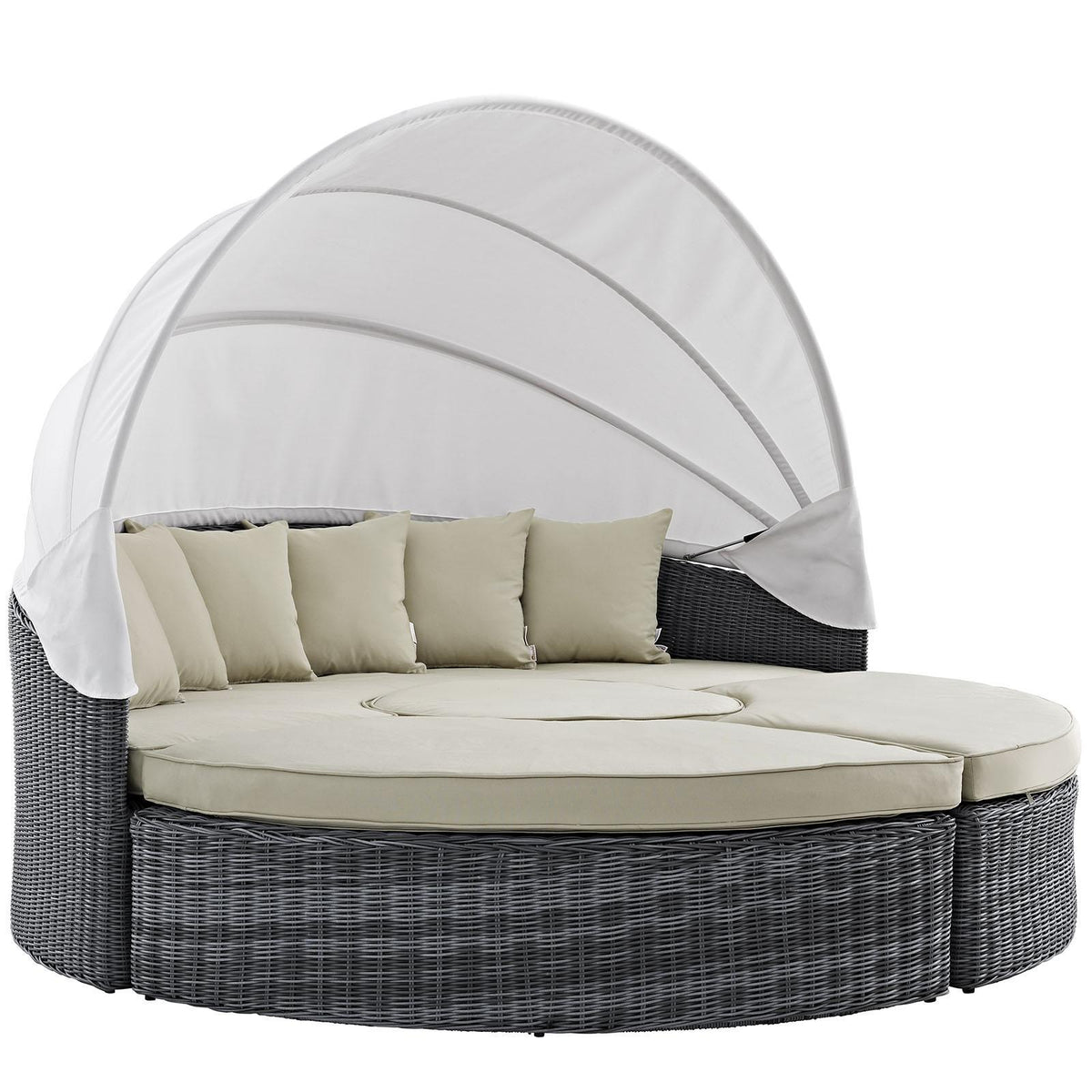 Modway Furniture Modern Summon Canopy Outdoor Patio Sunbrella® Daybed - EEI-1997