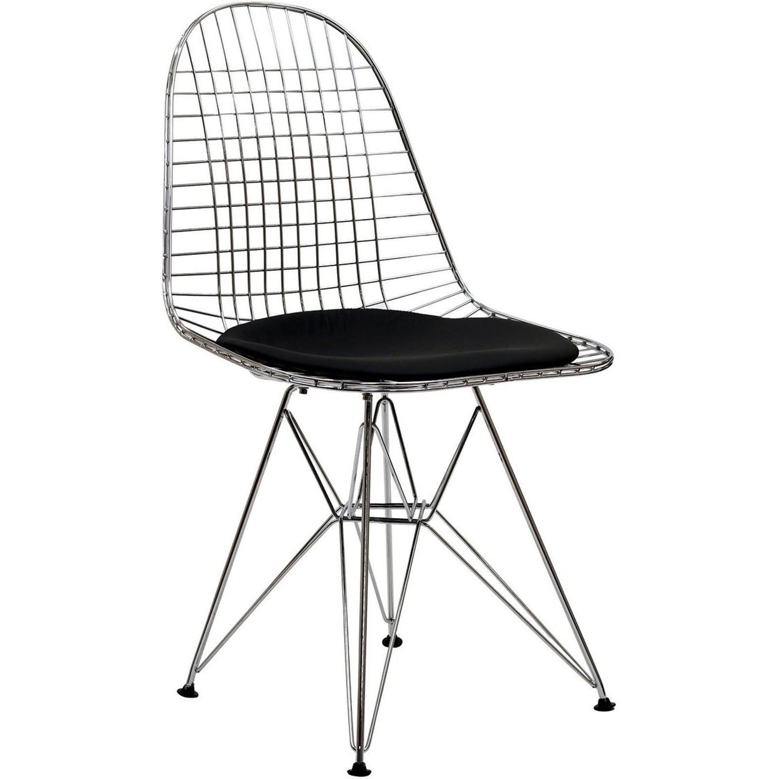 Modway Furniture Tower Modern Dining Side Chair EEI-200-BLK-Minimal & Modern