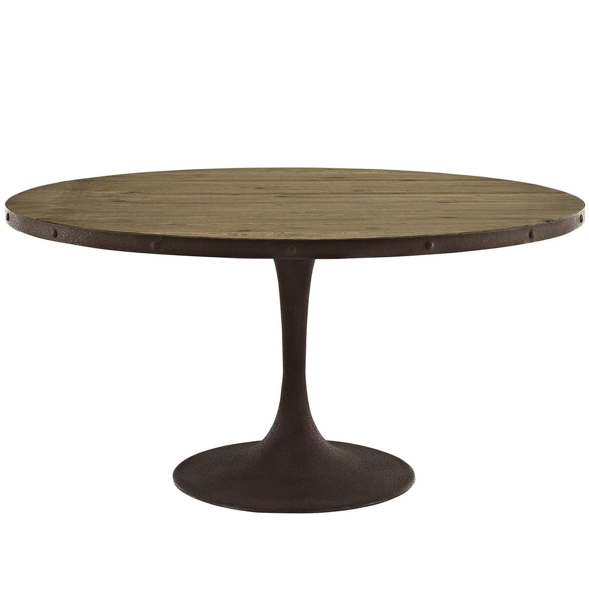 Modway Furniture Modern Drive 60" Round Wood Top Dining Table - EEI-2005