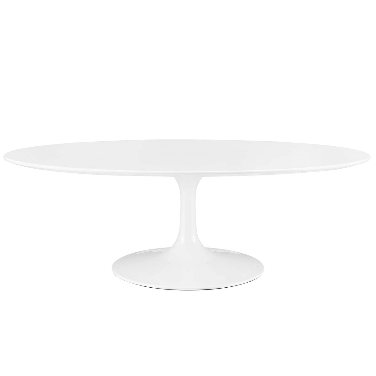 Modway Furniture Modern Lippa 48" Oval-Shaped Wood Top Coffee Table - EEI-2018