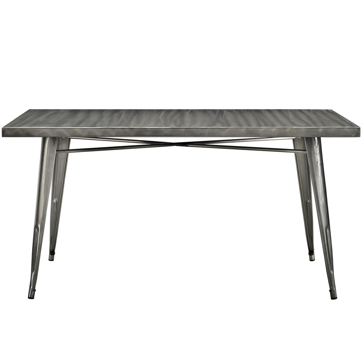 Modway Furniture Modern Alacrity Rectangle Metal Dining Table - EEI-2033