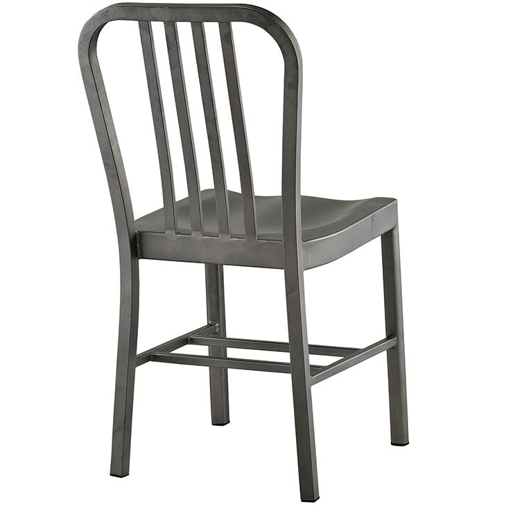 Modway Furniture Modern Clink Dining Chair in Silver EEI-2039-SLV-Minimal & Modern