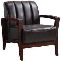 Modway Furniture Modern Enamor Leather Enamor EEI-2054-WAL-DBR-Minimal & Modern