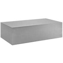 Modway Furniture Modern Cast Stainless Steel Coffee Table - EEI-2098