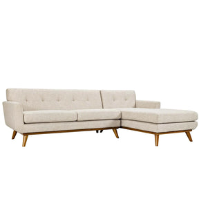 Modway Furniture Modern Engage Right-Facing Upholstered Fabric Sectional Sofa - EEI-2119