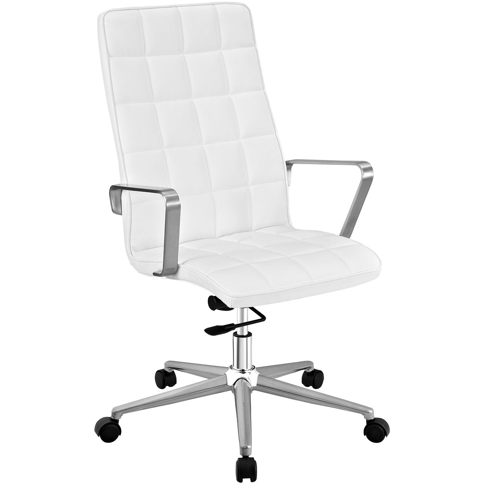 Modway Furniture Modern Tile Highback Office Chair in Gray EEI-2126-GRY-Minimal & Modern