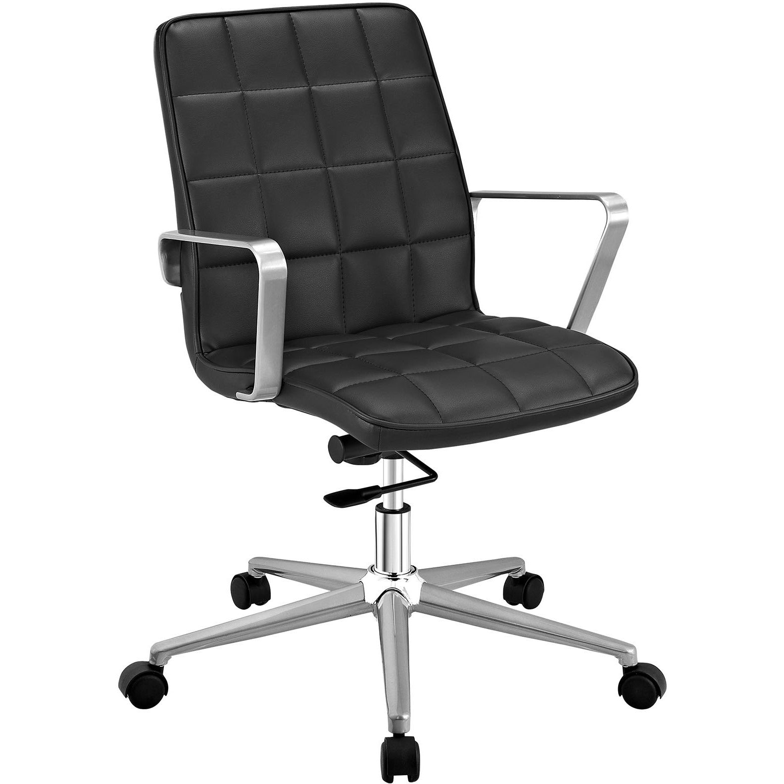 Modway Furniture Modern Tile Office Chair in Gray EEI-2127-GRY-Minimal & Modern