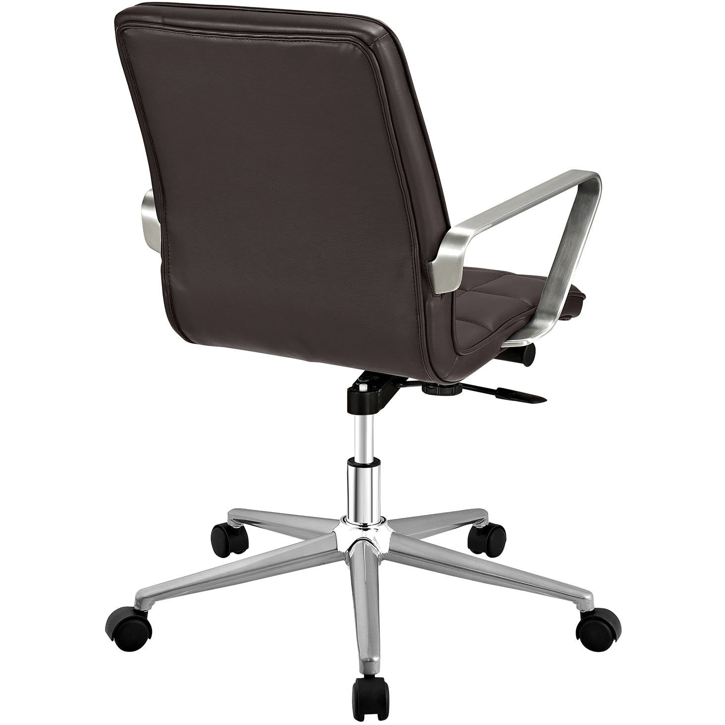 Modway Furniture Modern Tile Office Chair in Gray EEI-2127-GRY-Minimal & Modern
